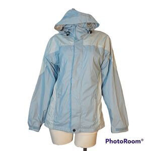 Woman's Hoodie 2 Shade of Blue Winter Jacket